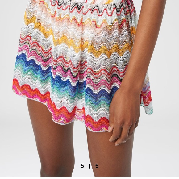 Missoni Multicolor Zigzag Mini Skirt - Picture 4 of 8